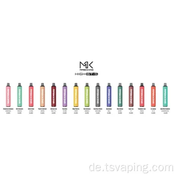 Großhandel 2500 Puffs Einweg -Vape Vape Rauch verlassen
